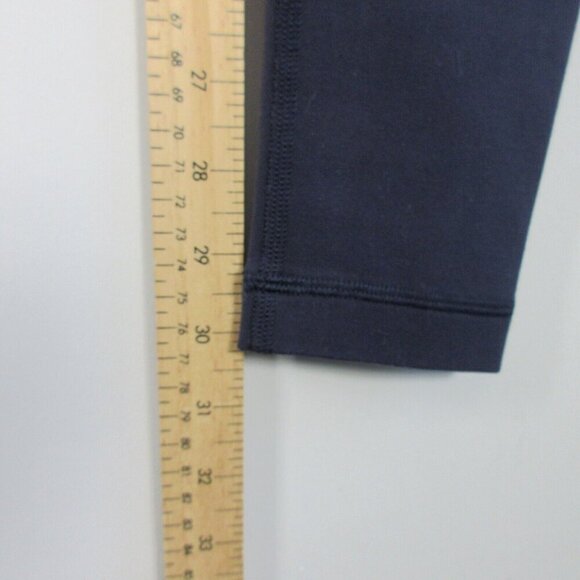 Lululemon Low Rise Ankle Leggings Women's 4 Navy Blue Stretch Workout Yoga 216 - Picture 11 of 12